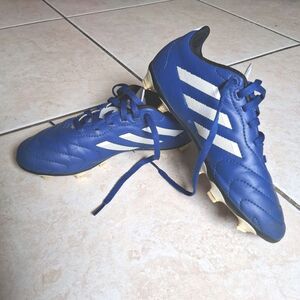 Adidas Soccer Futbol Cleats Kids Youth Size 2.5 Blue
